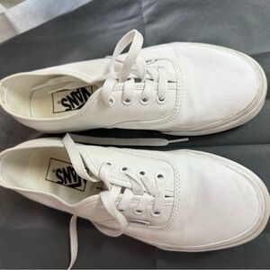 Adidas White Canvas Sneakers